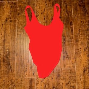 Bikini Lab red one piece swim